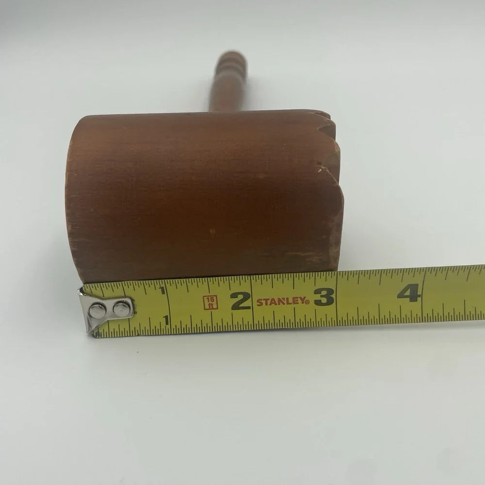 Vintage Wooden Kitchen Mallet Meat Tenderizer 10